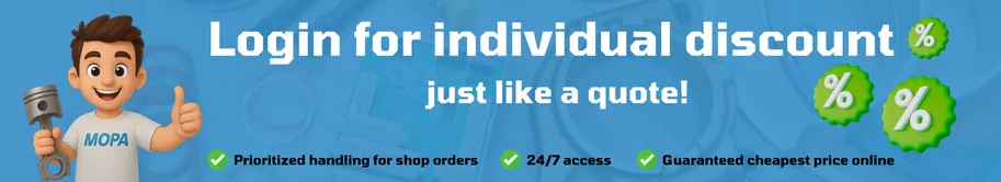 Individual discount for OEM spare parts for marine and locomotive engines