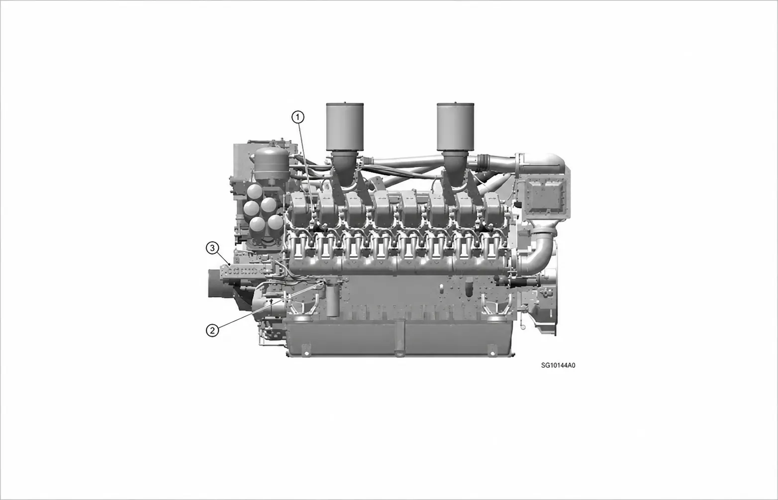 MOTOR remanufactured - 12V4000C11 passend für MTU Motoren