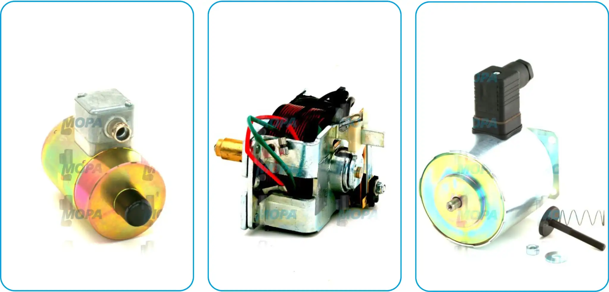 Motormagnete für Industrie- und Schiffsmotoren – geeignet für MTU, Deutz, MAN, Volvo Penta und MWM – Ersatzteile