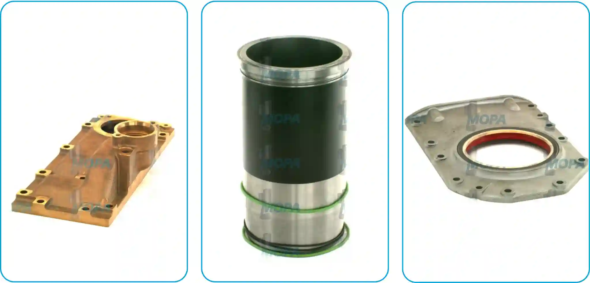 Kurbelgehäuse für Industrie- und Schiffsmotoren – geeignet für MTU, Deutz, MAN, Volvo Penta und MWM – Ersatzteile