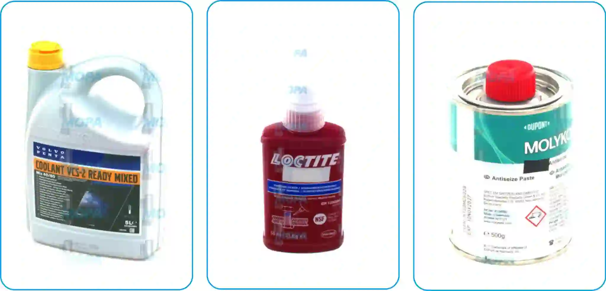 Engine liquids for industrial and marine engines – suitable for MTU, Deutz, MAN, Volvo Penta and MWM – replacement products