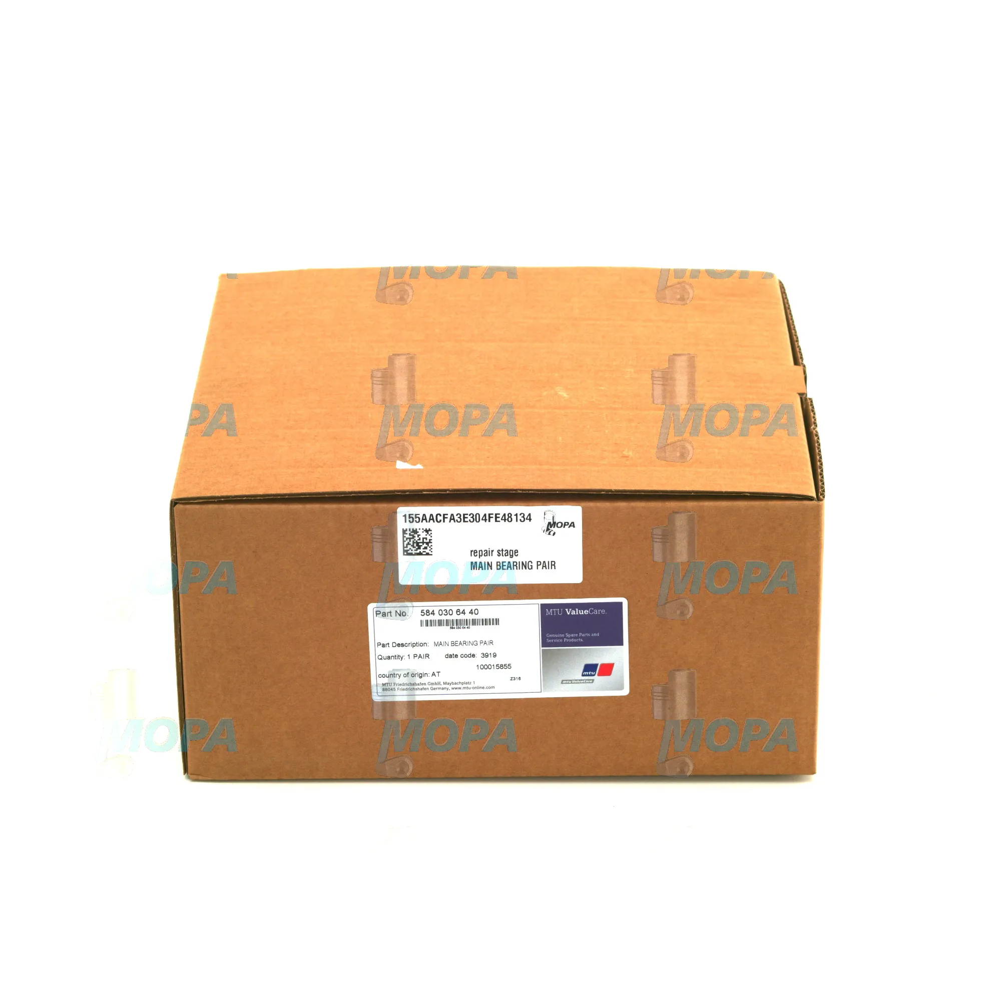 HAUPTLAGERPAAR - 5840306440 passend für MTU Motoren 8