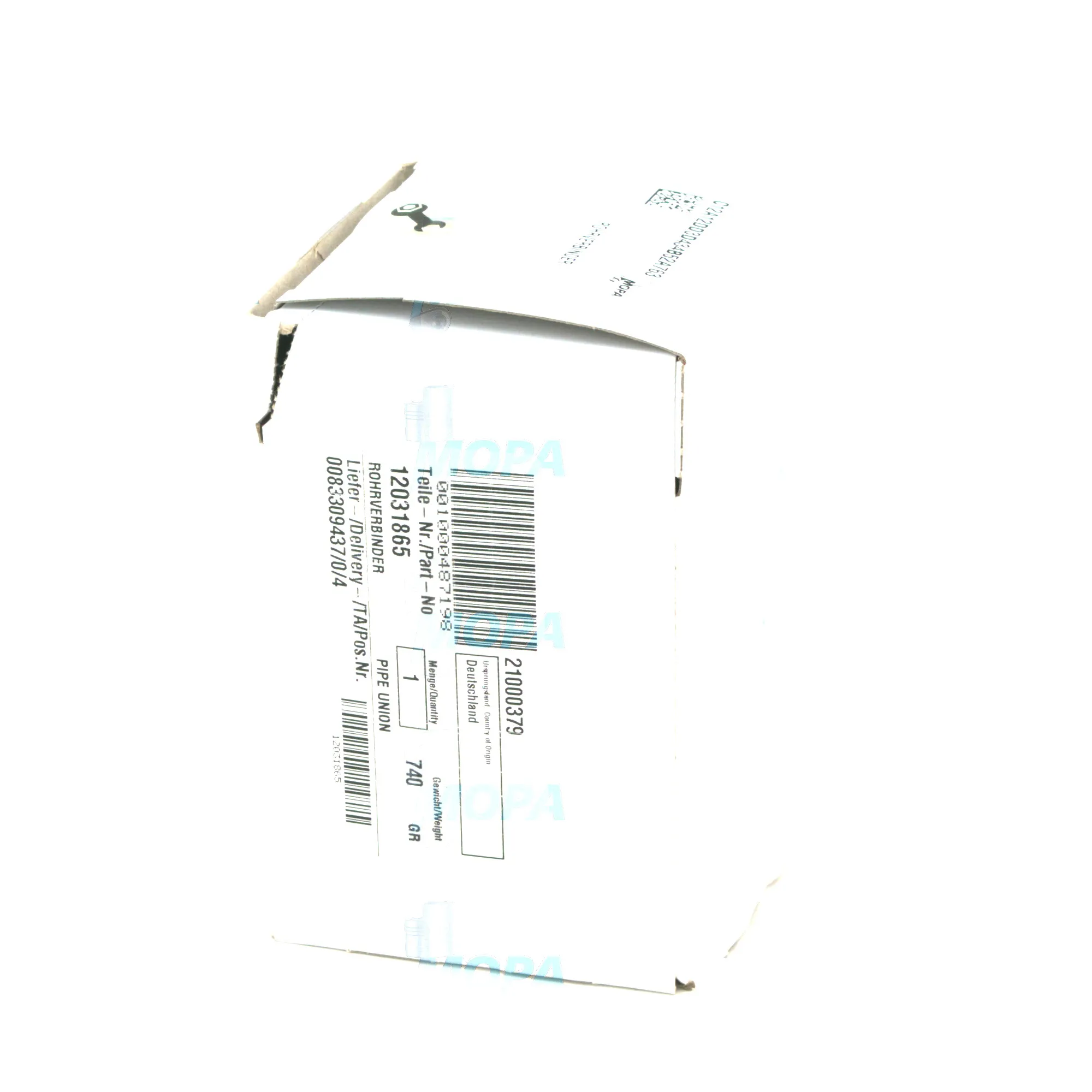 ROHRVERBINDER - 304020200001 passend für MWM & Deutz Motoren 4