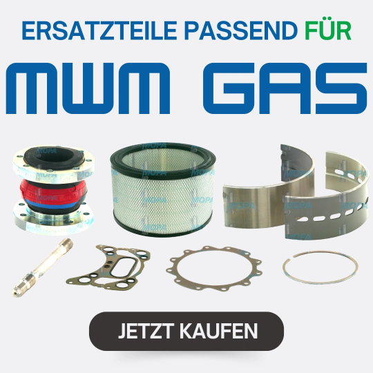 Engine parts suitable for MWM gas engines – filters, bearings and gaskets