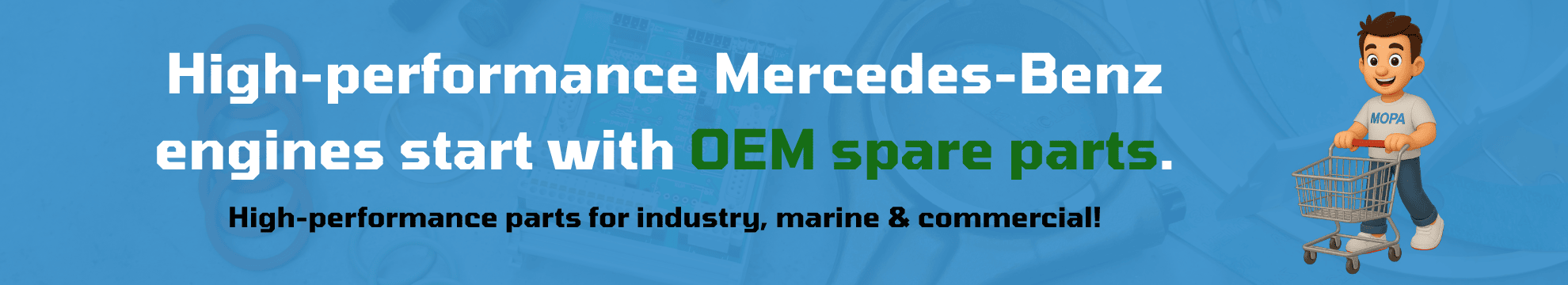 Spare parts Mercedes Benz for commercial vehicles – OM 355 and OM 366 OEM spare parts Mercedes Benz OM 355 and OM 366 for Mercedes Benz commercial vehicles