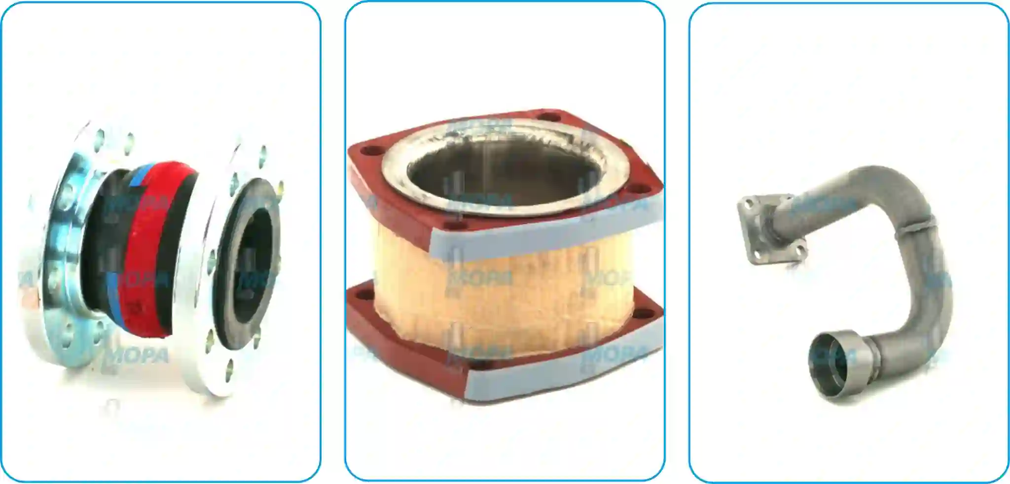 Motor-Sammelrohre für Industrie- und Schiffsmotoren – geeignet für MTU, Deutz, MAN, Volvo Penta und MWM – Ersatzteile