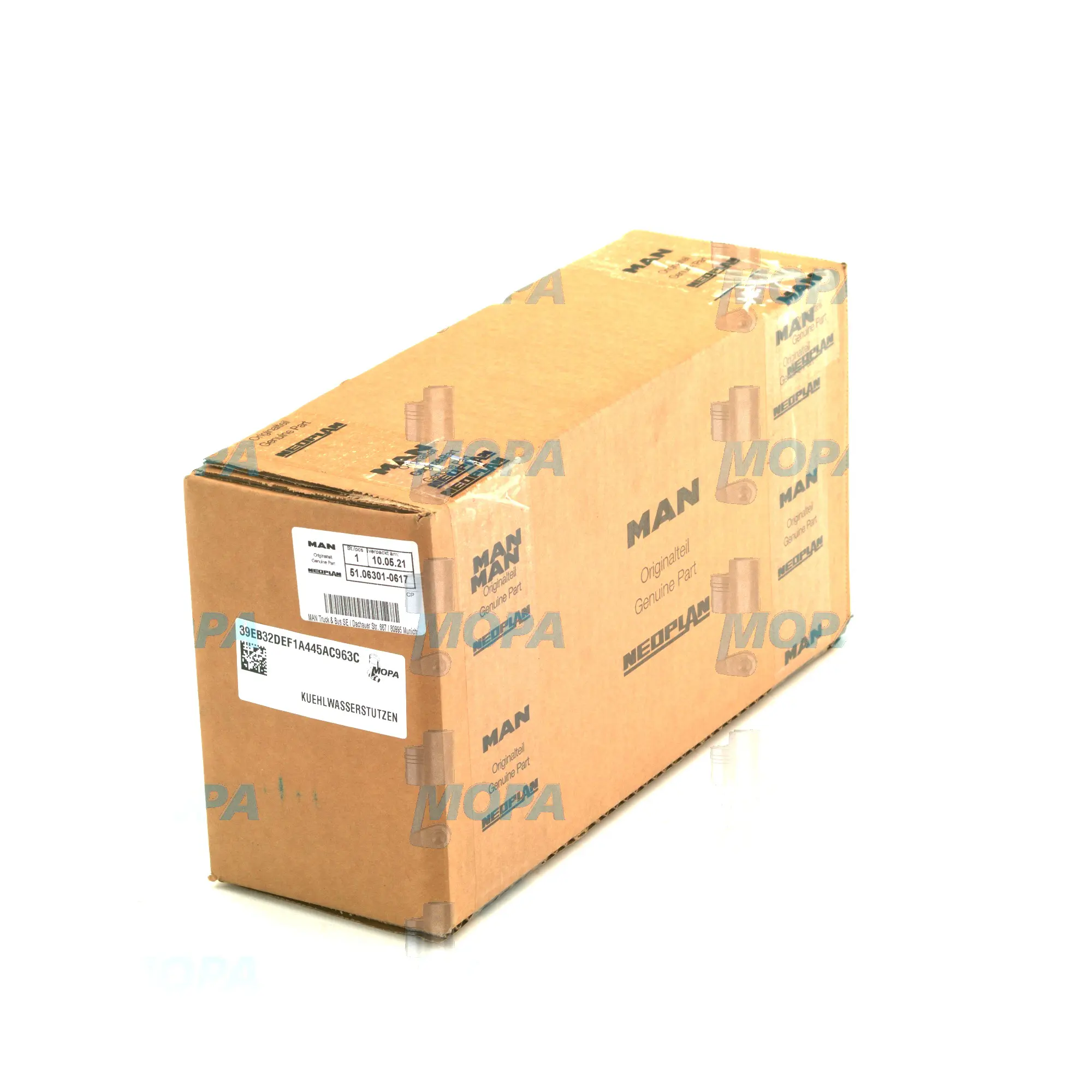 COOLING WATER PIPE - 51063010617 suitable for MAN D engines 9
