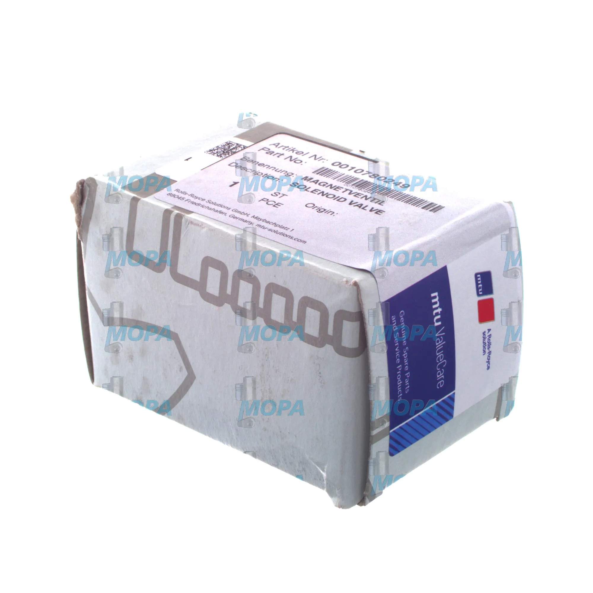 SOLENOID VALVE - 0010780249 suitable for MTU engines 3