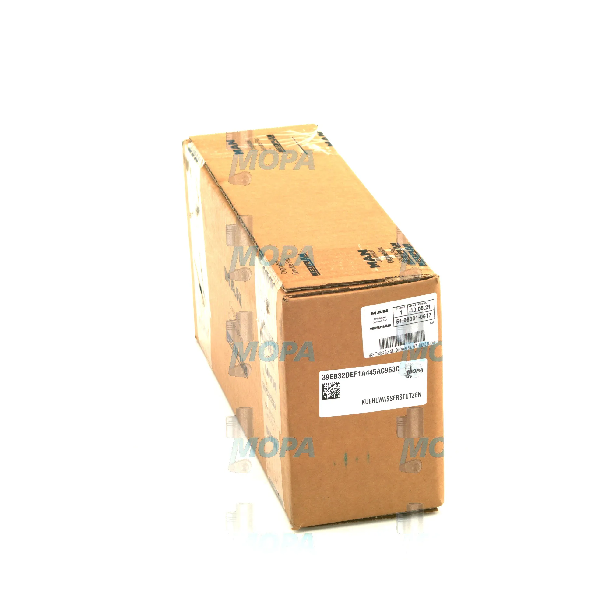 COOLING WATER PIPE - 51063010617 suitable for MAN D engines 8