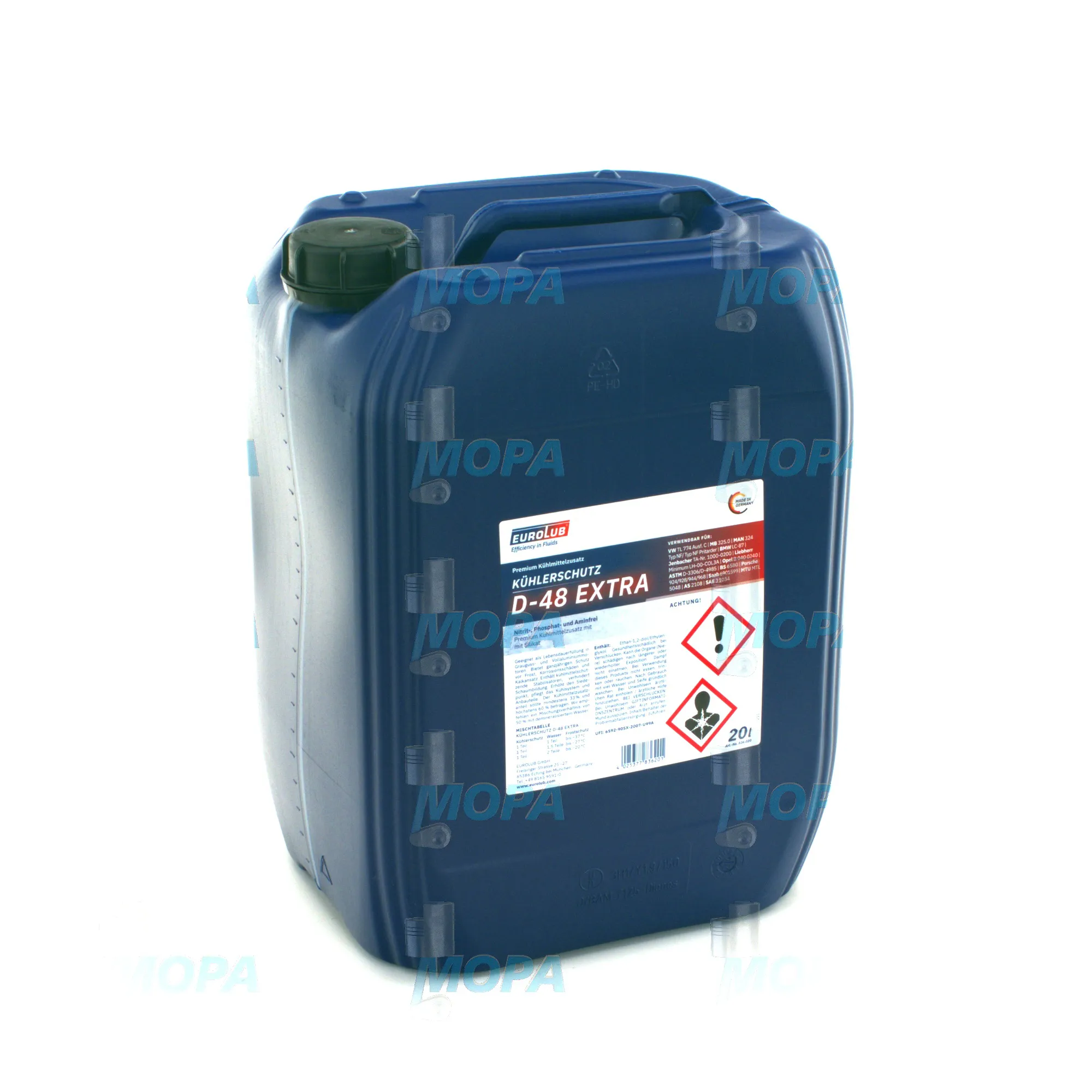 ANTI FREEZE AGENT - 09210010021_20L suitable for MAN D engines 8