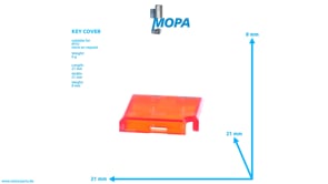 KEY COVER - 0015342101 suitable for MTU engines