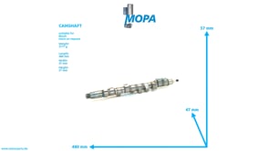 NOCKENWELLE - 2416159018 passend für Bosch Motoren