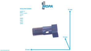 HOLLOW SCREW - 01140020 suitable for Deutz engines