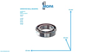 GROOVED BALL BEARING - 01152807 suitable for Deutz engines
