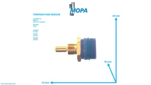 TEMPERATURE SENSOR - 51274210113 suitable for MAN D engines