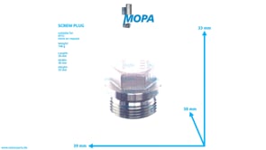 SCREW PLUG - 000910033000 suitable for MTU engines