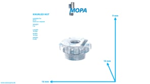 RAENDELMUTTER - 0001590372 passend für MTU Motoren