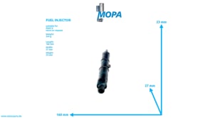 FUEL INJECTOR - 51101007374 suitable for MAN D engines
