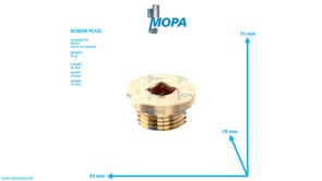 SCREW PLUG - 01235147 suitable for Deutz engines