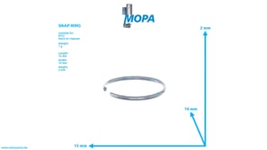 SNAP RING - 007993014100 suitable for MTU engines