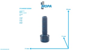 CYLINDER SCREW - 01148431 suitable for Deutz engines
