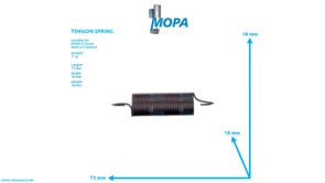 TENSION SPRING - 01221310 suitable for MWM & Deutz engines