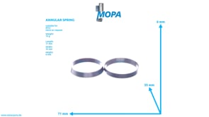 CLAMPING ELEMENT - 0009922330 suitable for MTU engines