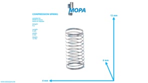 COMPRESSION SPRING - 01262456 suitable for MWM & Deutz engines