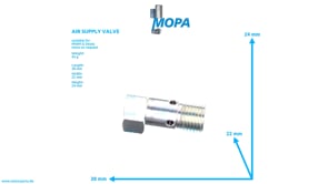 AIR SUPPLY VALVE - 01319386 suitable for MWM & Deutz engines