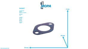 DICHTUNG - 01222848 passend für Deutz Motoren