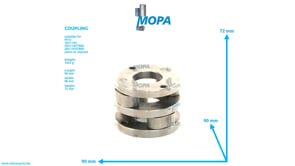 COUPLING - 0000630109 suitable for MTU engines