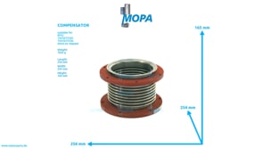COMPENSATOR - 0001423859 suitable for MTU engines