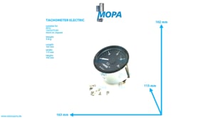 TACHOMETER ELECTRIC - 0011532119 suitable for MTU engines