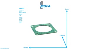 VIERECKFL.DICHTUNG - 01222925 passend für Deutz Motoren