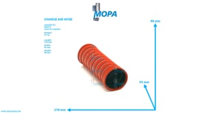 CHARGE AIR HOSE - 81963010900 suitable for MAN D engines