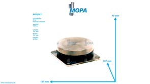 MOUNT - 0002370912 suitable for MTU engines