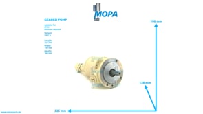 GEAR-TYPE PUMP - 0030912501 suitable for MTU engines