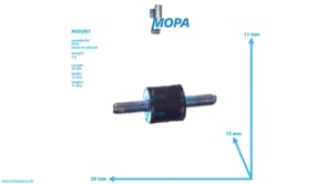 MOUNT - 0002373612 suitable for MTU engines