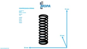 COMPRESSION SPRING - 01222008 suitable for Deutz engines