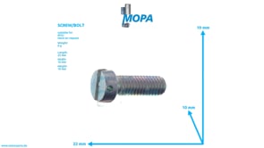 SCREW/BOLT - 0009904520 suitable for MTU engines
