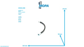 HOSE LINE - 01243618 suitable for Deutz engines
