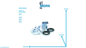 PIPE UNION - 12530303 suitable for MWM & Deutz engines
