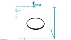 SCRAPER - 0002030381 suitable for MTU engines