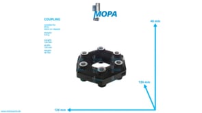 COUPLING - 0052501101 suitable for MTU engines