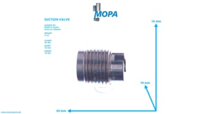 SUCTION VALVE - 01262443 suitable for MWM & Deutz engines