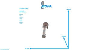 VALVE STEM - 01262444 suitable for MWM & Deutz engines