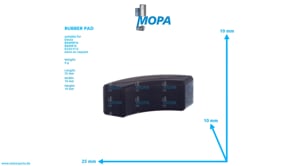 RUBBER STOP - 01288453 suitable for Deutz engines