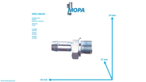 HOSE CONNECTOR - 01319642 suitable for Deutz engines