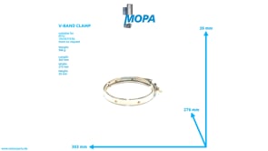 V-BAND CLAMP - 0029979590 suitable for MTU engines