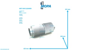 WET AIR CLEANER - 0080948002 suitable for MTU engines